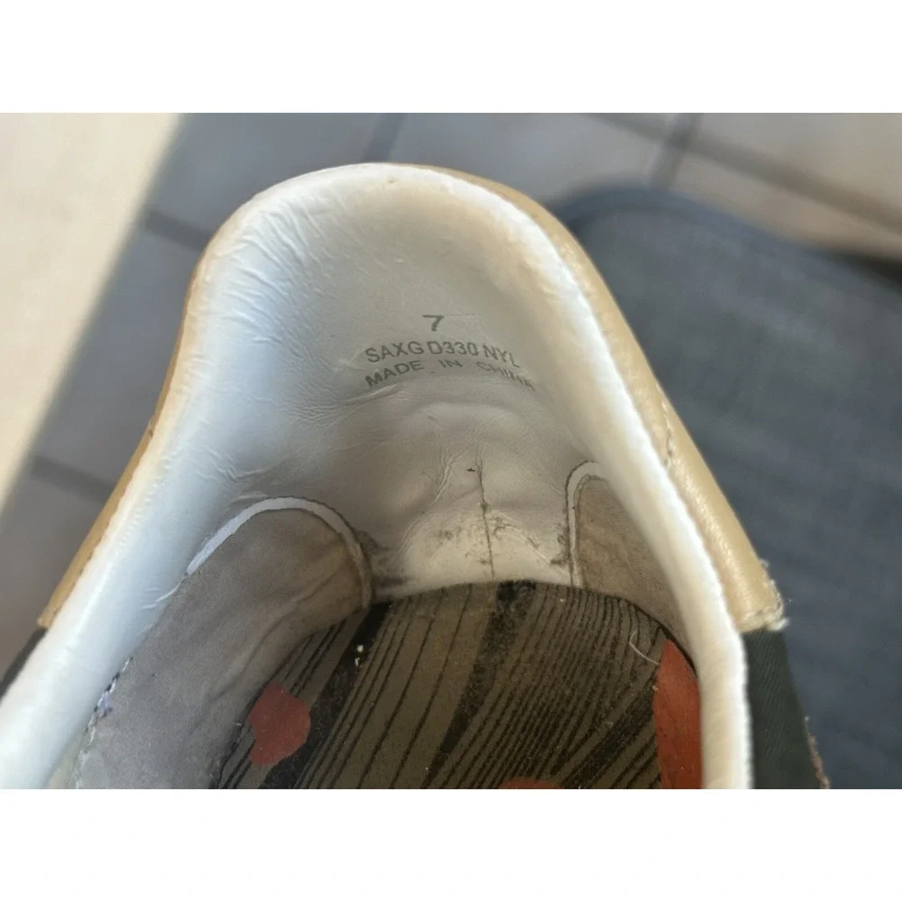 Paul Smith Brown Leather Suede‎ Trainers Sneakers Signature Stripe - Size UK 7